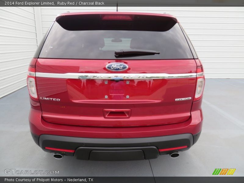 Ruby Red / Charcoal Black 2014 Ford Explorer Limited