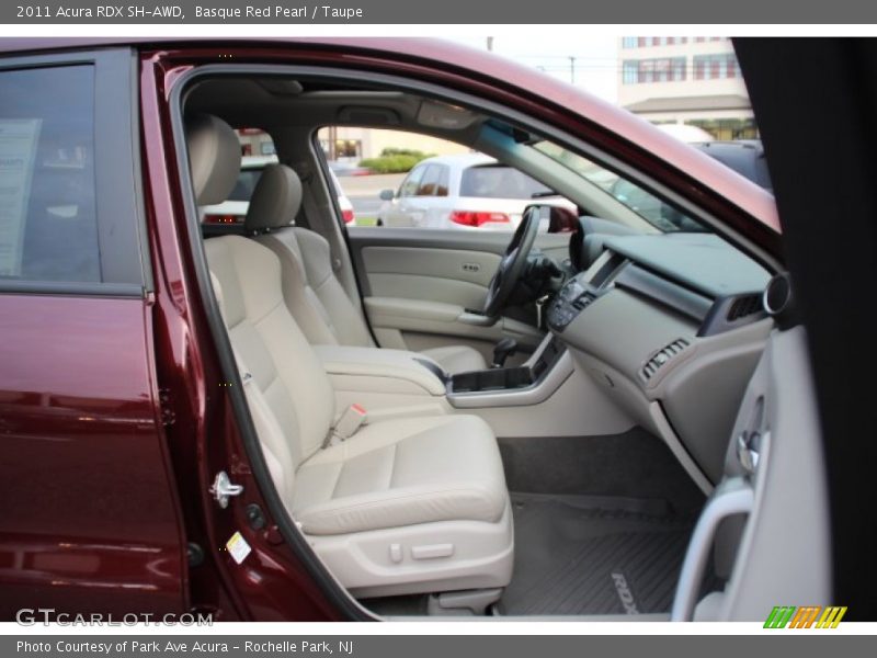 Basque Red Pearl / Taupe 2011 Acura RDX SH-AWD
