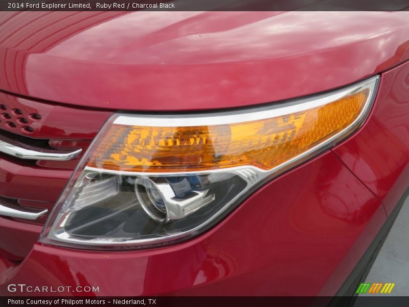 Ruby Red / Charcoal Black 2014 Ford Explorer Limited