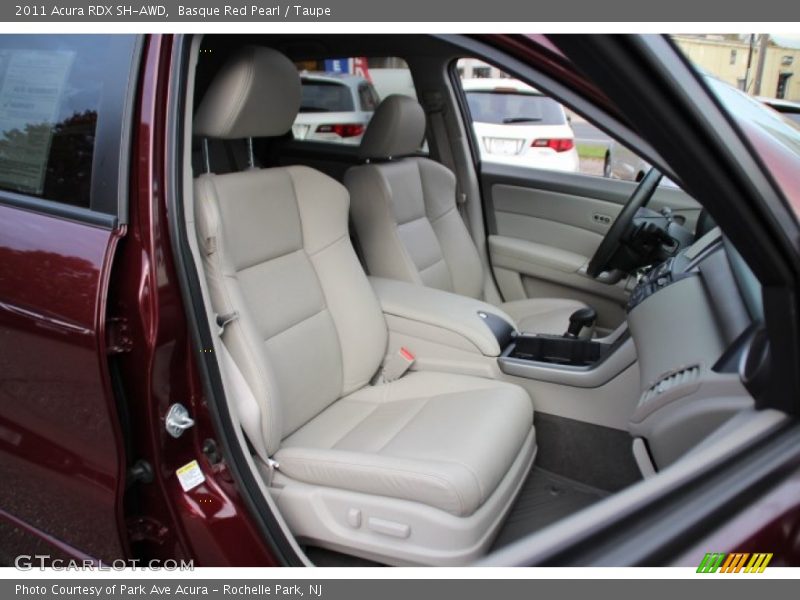 Basque Red Pearl / Taupe 2011 Acura RDX SH-AWD