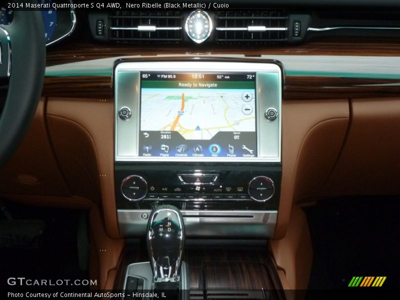 Nero Ribelle (Black Metallic) / Cuoio 2014 Maserati Quattroporte S Q4 AWD