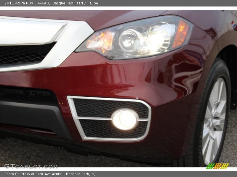 Basque Red Pearl / Taupe 2011 Acura RDX SH-AWD