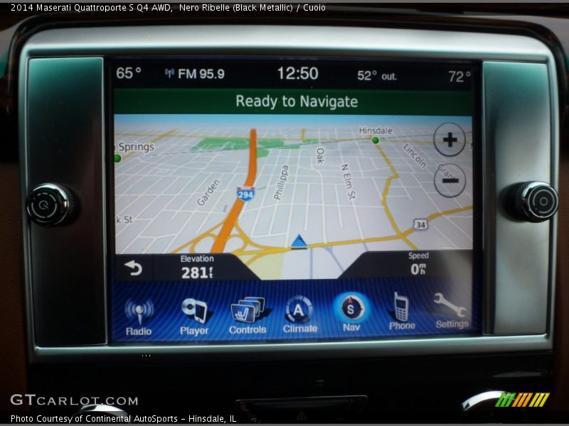 Navigation of 2014 Quattroporte S Q4 AWD