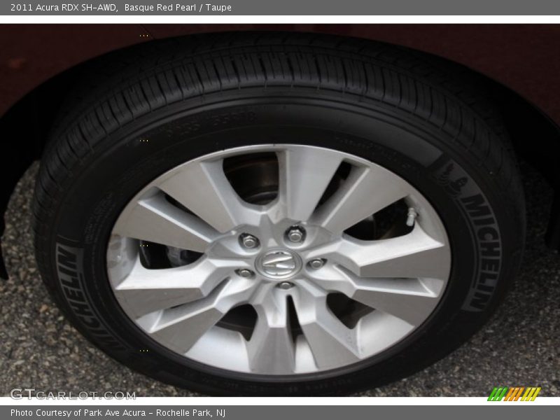 Basque Red Pearl / Taupe 2011 Acura RDX SH-AWD
