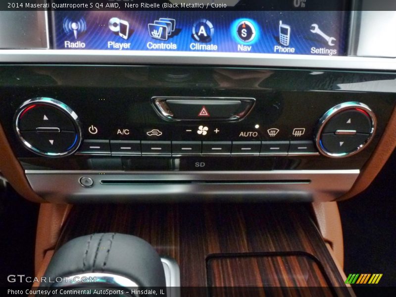 Nero Ribelle (Black Metallic) / Cuoio 2014 Maserati Quattroporte S Q4 AWD