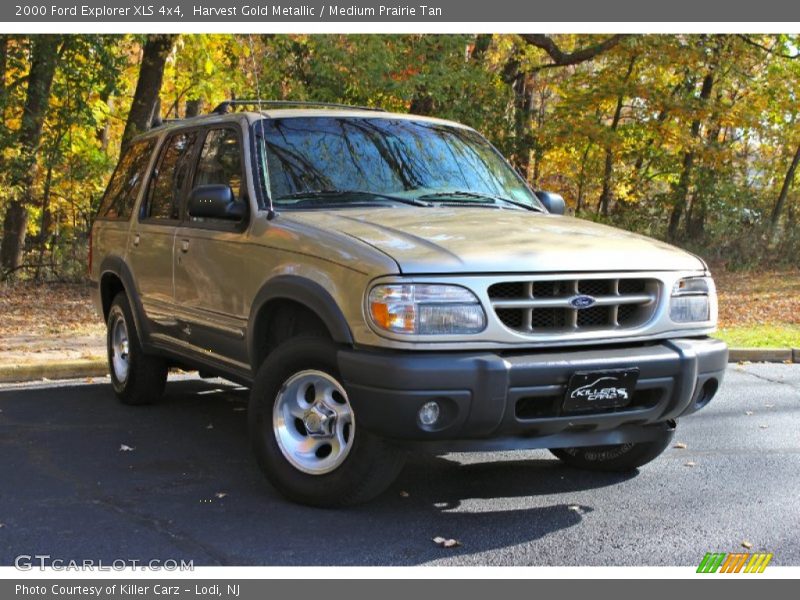 Harvest Gold Metallic / Medium Prairie Tan 2000 Ford Explorer XLS 4x4