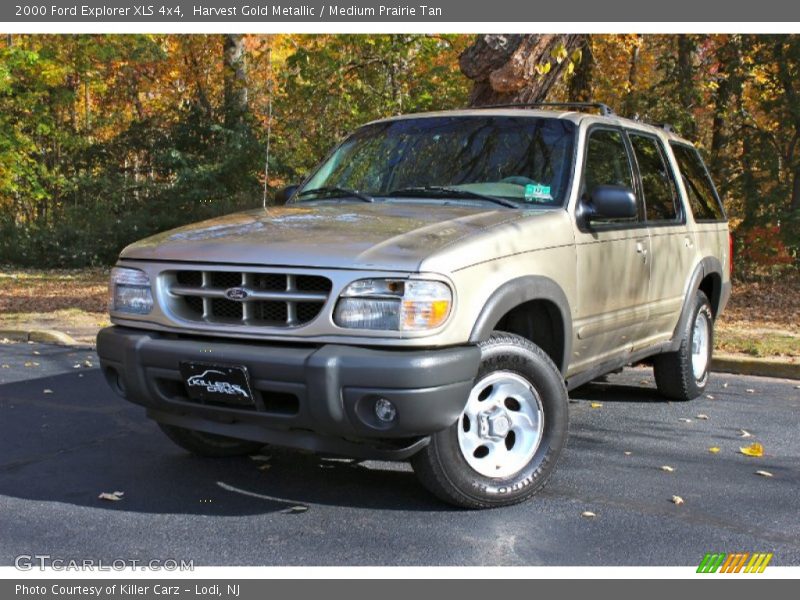 Harvest Gold Metallic / Medium Prairie Tan 2000 Ford Explorer XLS 4x4