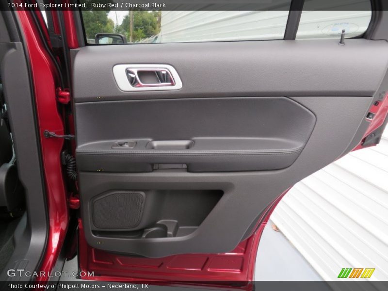 Ruby Red / Charcoal Black 2014 Ford Explorer Limited