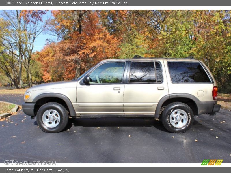 Harvest Gold Metallic / Medium Prairie Tan 2000 Ford Explorer XLS 4x4
