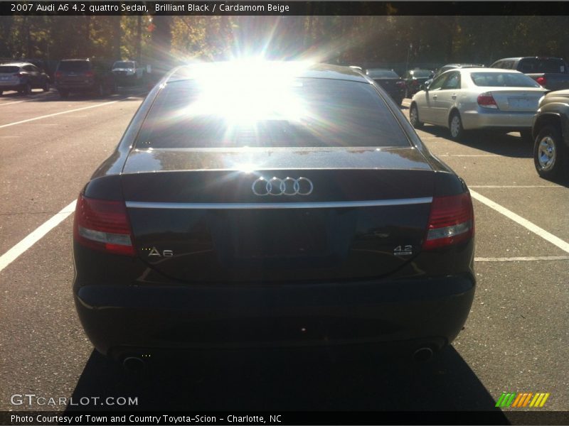 Brilliant Black / Cardamom Beige 2007 Audi A6 4.2 quattro Sedan