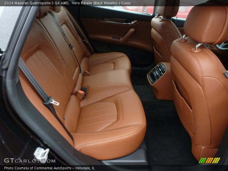 Nero Ribelle (Black Metallic) / Cuoio 2014 Maserati Quattroporte S Q4 AWD