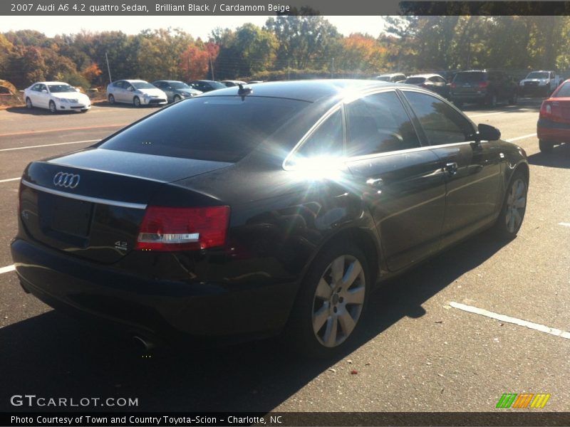 Brilliant Black / Cardamom Beige 2007 Audi A6 4.2 quattro Sedan