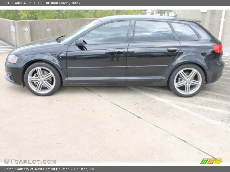 Brilliant Black / Black 2013 Audi A3 2.0 TFSI