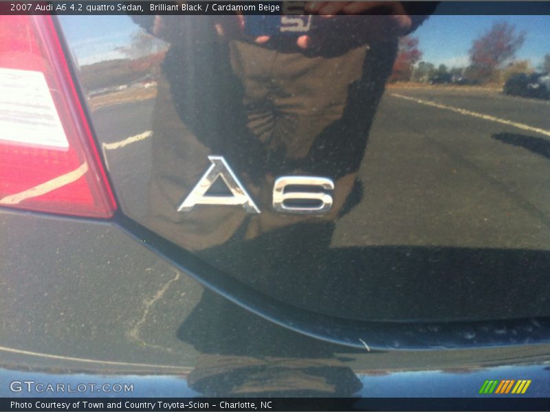 Brilliant Black / Cardamom Beige 2007 Audi A6 4.2 quattro Sedan
