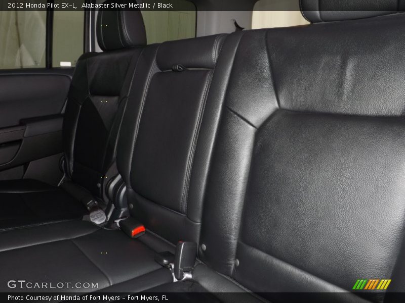 Alabaster Silver Metallic / Black 2012 Honda Pilot EX-L