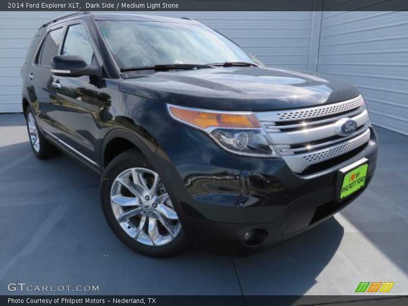 Dark Side / Medium Light Stone 2014 Ford Explorer XLT