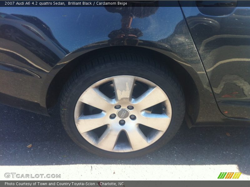 Brilliant Black / Cardamom Beige 2007 Audi A6 4.2 quattro Sedan