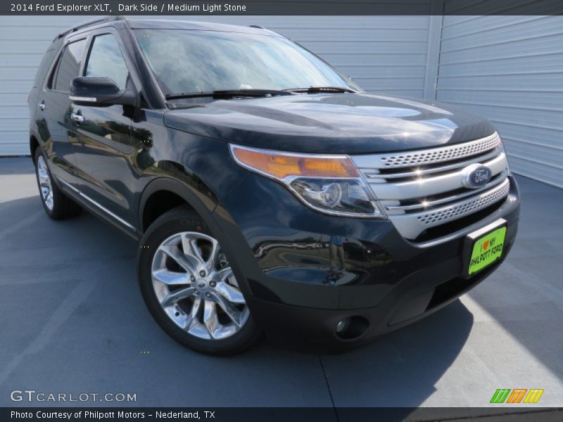 Dark Side / Medium Light Stone 2014 Ford Explorer XLT