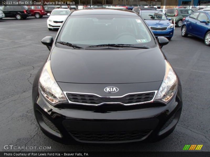 Aurora Black / Black 2013 Kia Rio EX 5-Door