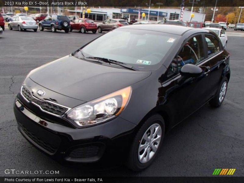 Aurora Black / Black 2013 Kia Rio EX 5-Door