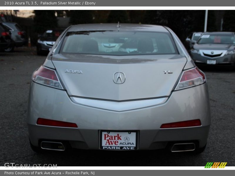 Palladium Silver Metallic / Ebony 2010 Acura TL 3.5