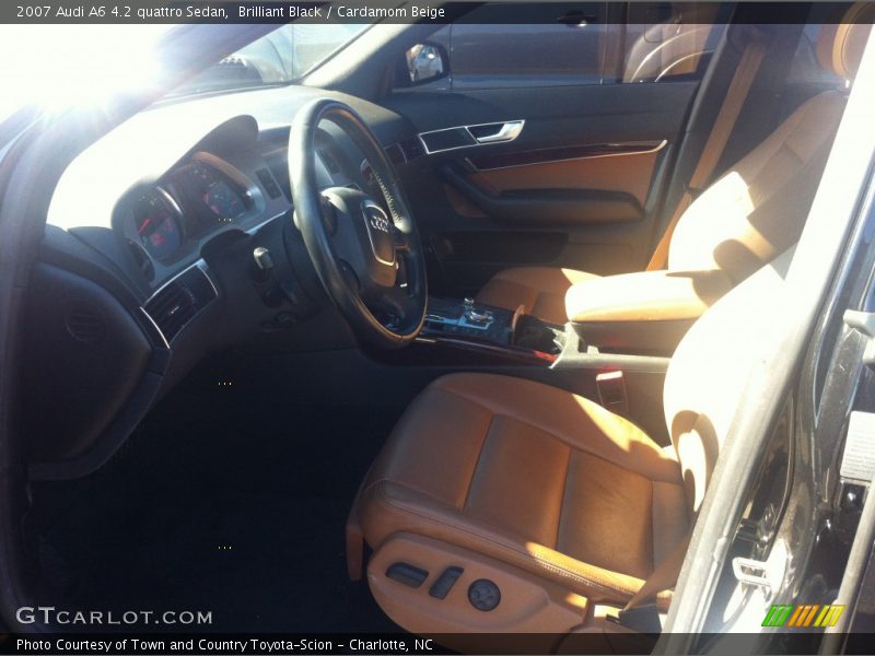 Brilliant Black / Cardamom Beige 2007 Audi A6 4.2 quattro Sedan