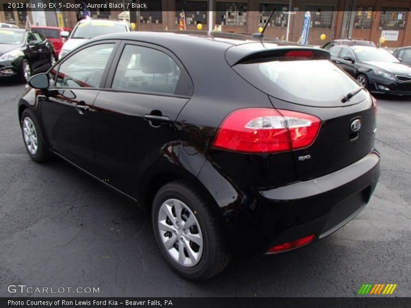 Aurora Black / Black 2013 Kia Rio EX 5-Door