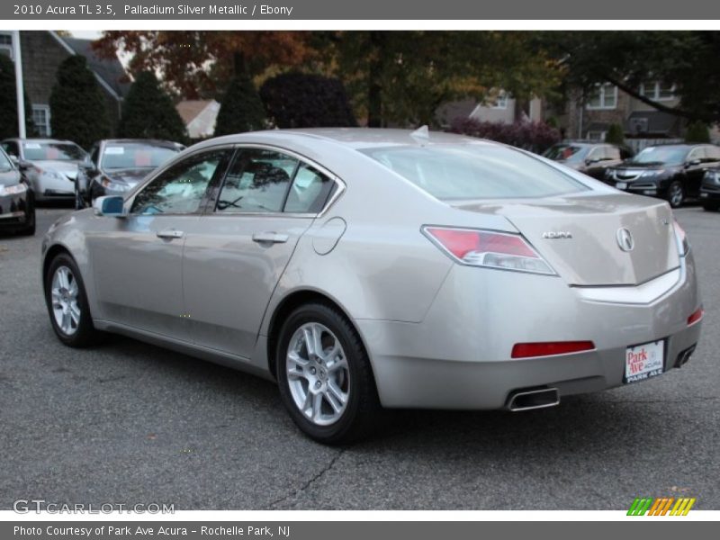 Palladium Silver Metallic / Ebony 2010 Acura TL 3.5