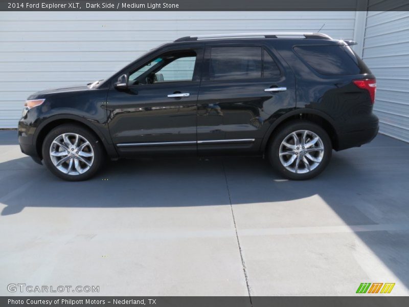 Dark Side / Medium Light Stone 2014 Ford Explorer XLT