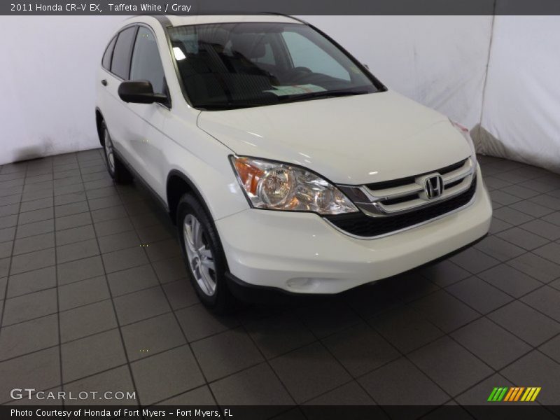 Taffeta White / Gray 2011 Honda CR-V EX