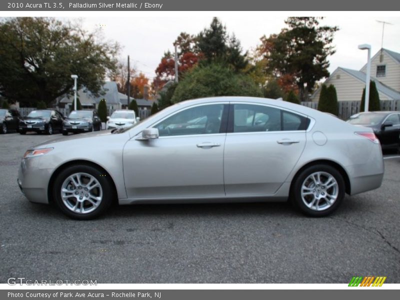 Palladium Silver Metallic / Ebony 2010 Acura TL 3.5