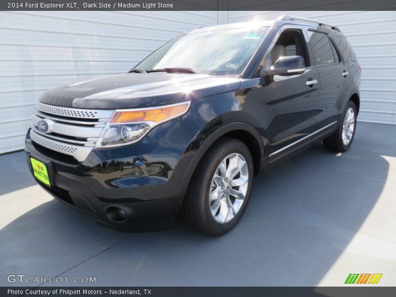 Dark Side / Medium Light Stone 2014 Ford Explorer XLT