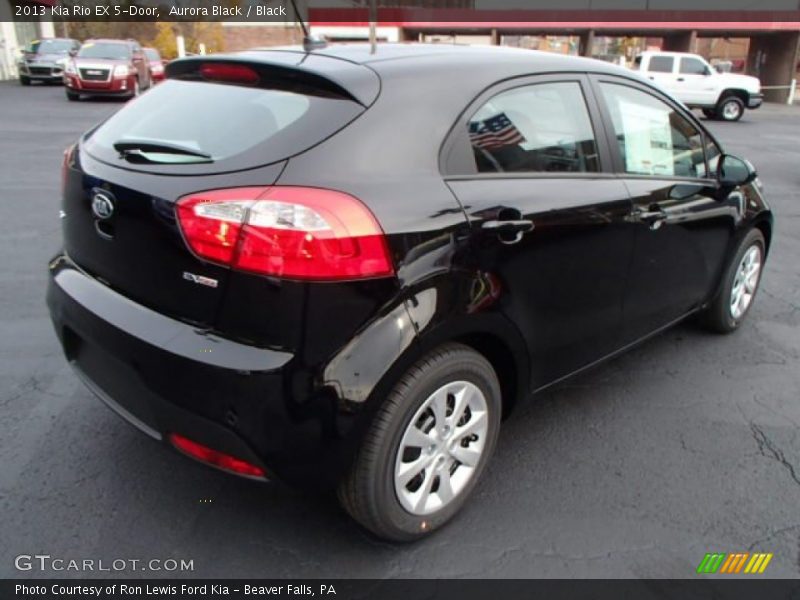 Aurora Black / Black 2013 Kia Rio EX 5-Door