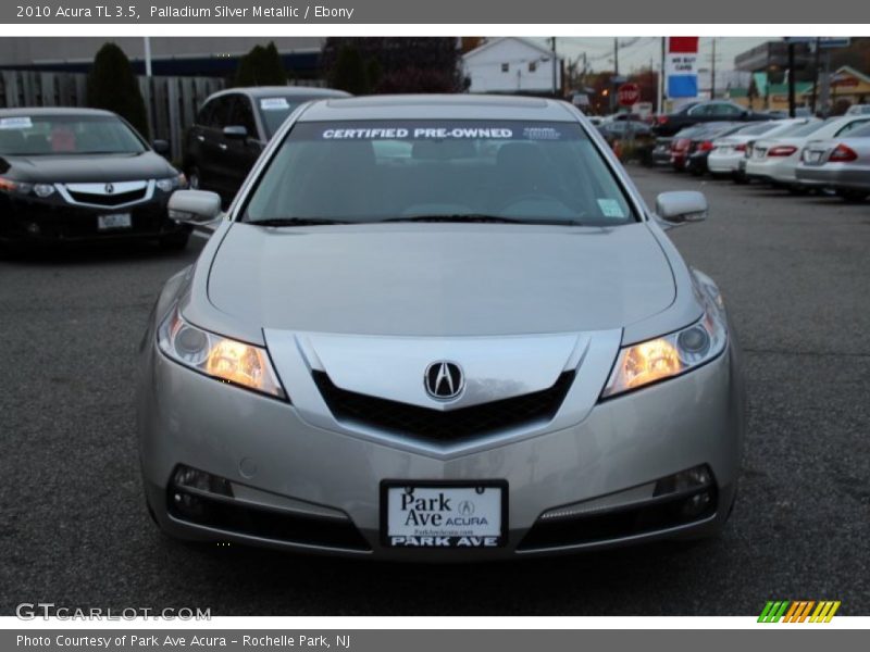 Palladium Silver Metallic / Ebony 2010 Acura TL 3.5