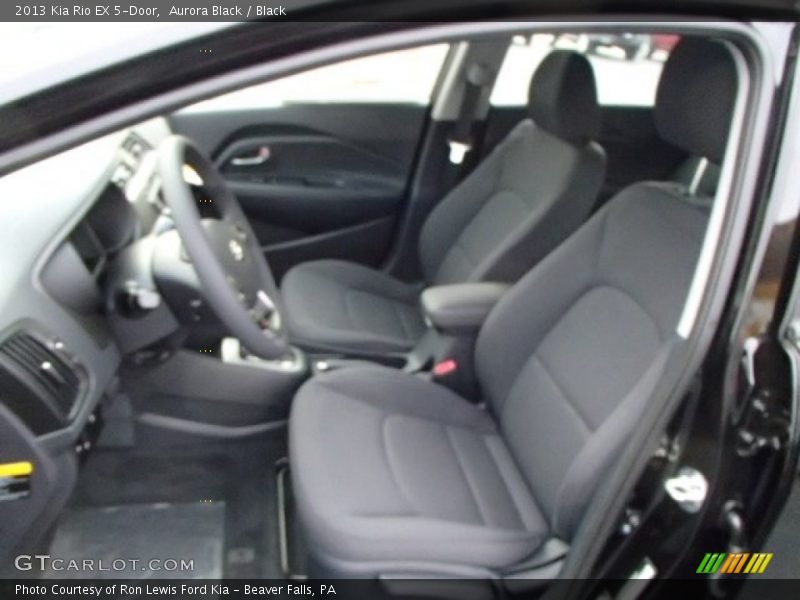Aurora Black / Black 2013 Kia Rio EX 5-Door