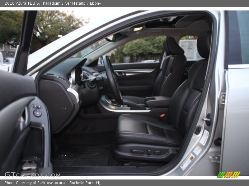 Palladium Silver Metallic / Ebony 2010 Acura TL 3.5
