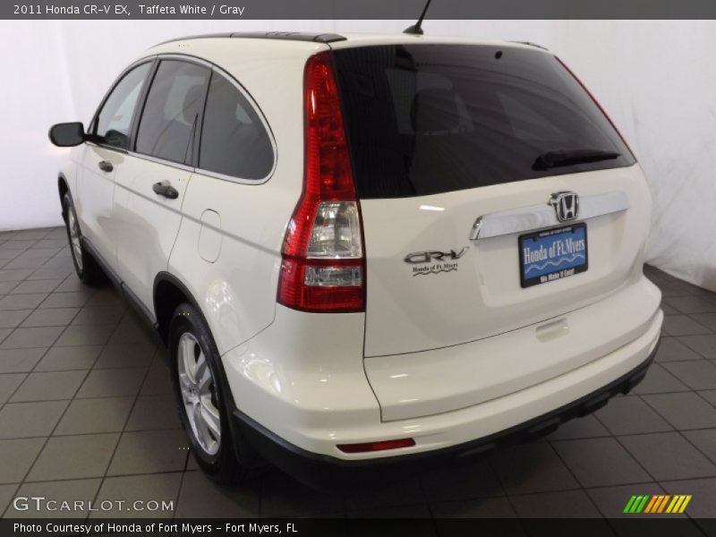 Taffeta White / Gray 2011 Honda CR-V EX