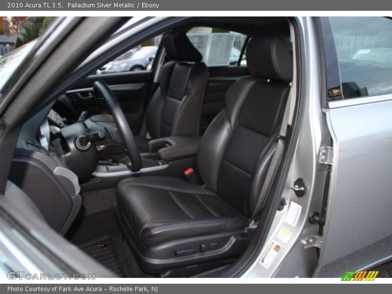 Palladium Silver Metallic / Ebony 2010 Acura TL 3.5