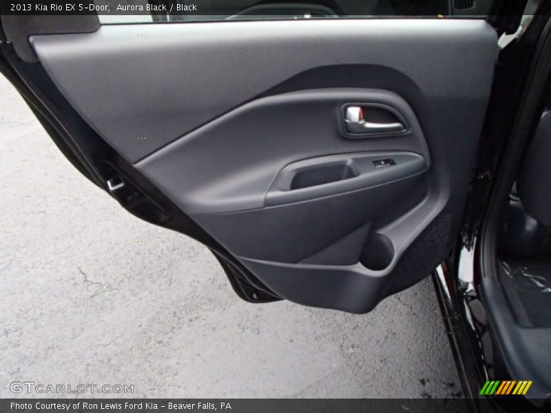 Aurora Black / Black 2013 Kia Rio EX 5-Door