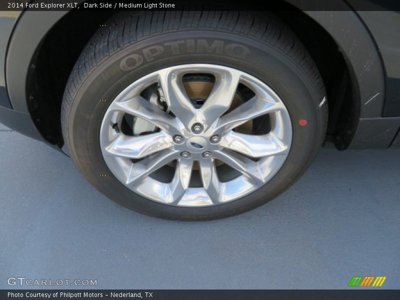 Dark Side / Medium Light Stone 2014 Ford Explorer XLT