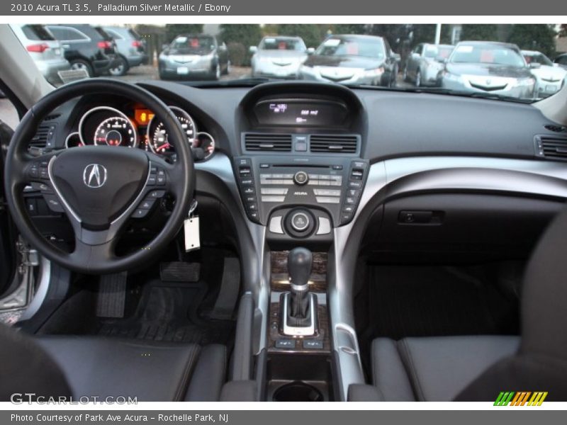 Palladium Silver Metallic / Ebony 2010 Acura TL 3.5