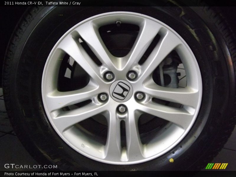 Taffeta White / Gray 2011 Honda CR-V EX