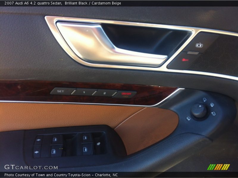 Brilliant Black / Cardamom Beige 2007 Audi A6 4.2 quattro Sedan