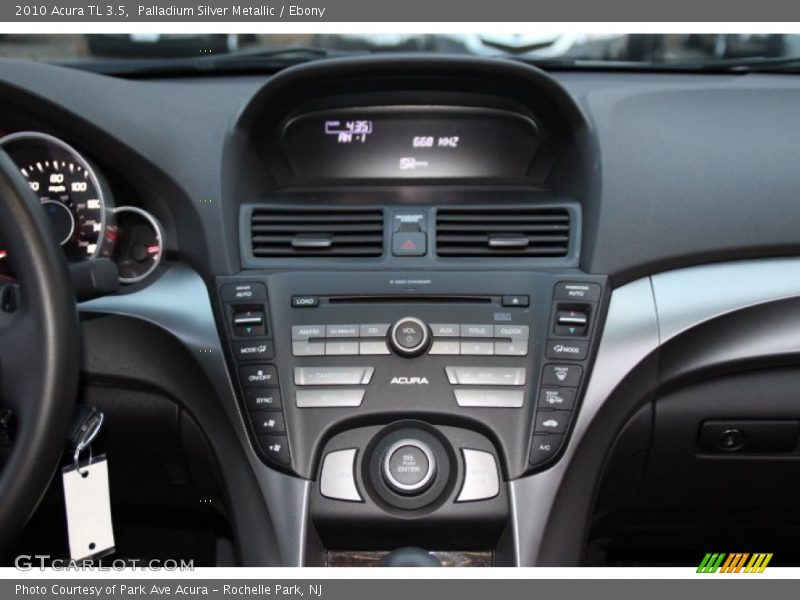 Palladium Silver Metallic / Ebony 2010 Acura TL 3.5