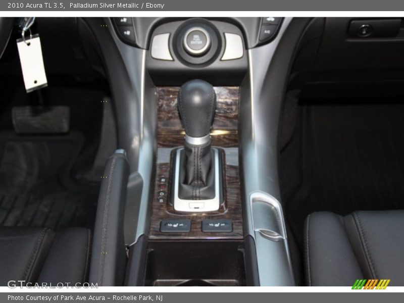 Palladium Silver Metallic / Ebony 2010 Acura TL 3.5