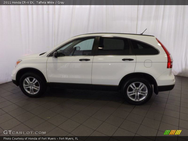 Taffeta White / Gray 2011 Honda CR-V EX