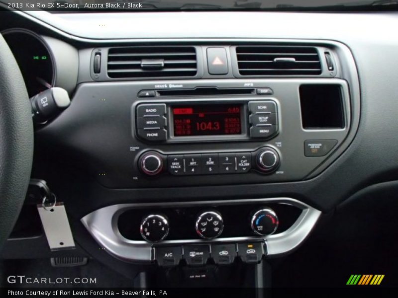 Aurora Black / Black 2013 Kia Rio EX 5-Door