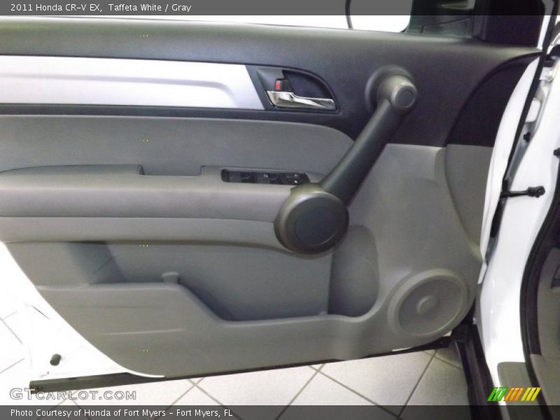 Taffeta White / Gray 2011 Honda CR-V EX