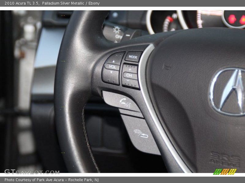 Palladium Silver Metallic / Ebony 2010 Acura TL 3.5