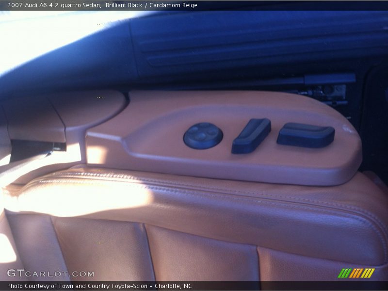 Brilliant Black / Cardamom Beige 2007 Audi A6 4.2 quattro Sedan